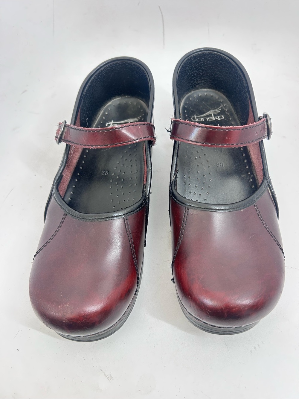 Dansko Marcelle Mary Jane
Classic Clog Leather Burgundy Size 38 7.5/8 - Picture 4 of 10